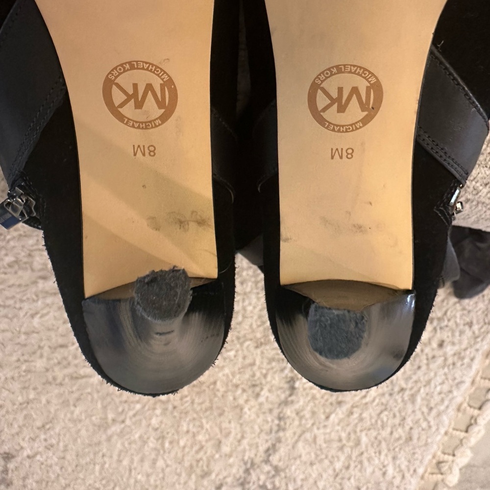 Excellent condition Michael Kors Delaney Over Knee Suede Boots size 8 - Picture 8 of 8